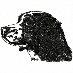 Dogs Embroidery Design 2